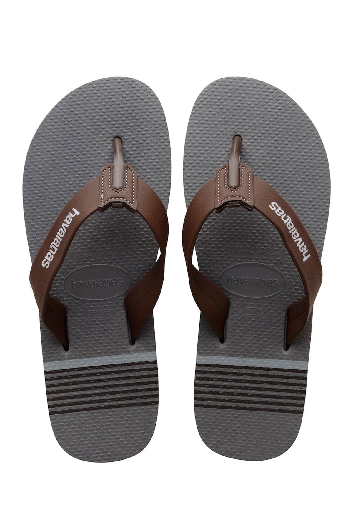 brown havaianas flip flops mens