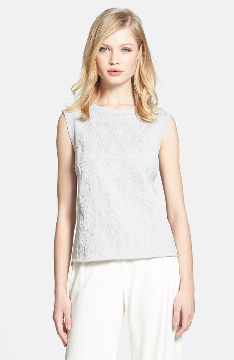 CHELSEA28 Sleeveless Jacquard Top, Main, color, 050