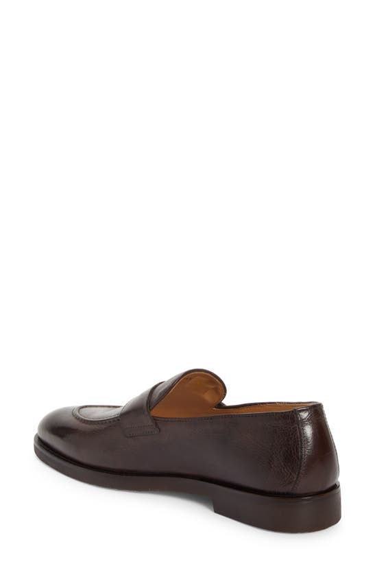 Shop Brunello Cucinelli Leather Loafer In Brown