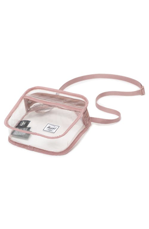 Shop Herschel Supply Co . Classic Clear Crossbody Bag In Ash Rose