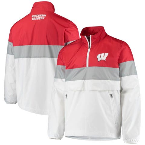 Nike Men's Nike Red/Blue Brooklyn Nets 2021/22 City Edition Colorblock  Crinkle Woven Half-Zip Pullover Jacket