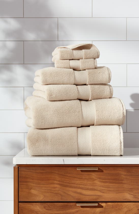 Shop Nordstrom Organic Hydrocotton 6-piece Towel Set $144 Value In Beige Oatmeal