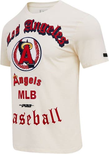 Pro Standard Men's Pro Standard Cream Seattle Mariners Cooperstown  Collection Old English T-Shirt