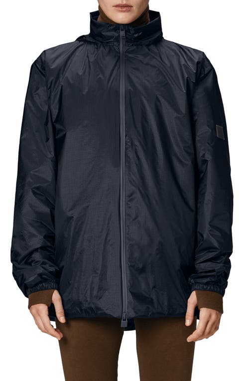 Shop Rains Kauto Insulated Rain Jacket In Navy