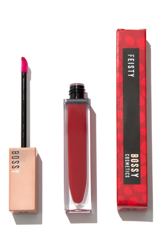 Shop Bossy Cosmetics Power Woman Essentials Bossy Gloss In Feisty