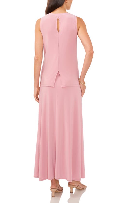 Shop Vince Camuto Knit Maxi Skirt In Pink Shadow