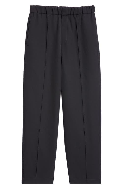 Shop Jil Sander Wool Straight Leg Trousers In Black