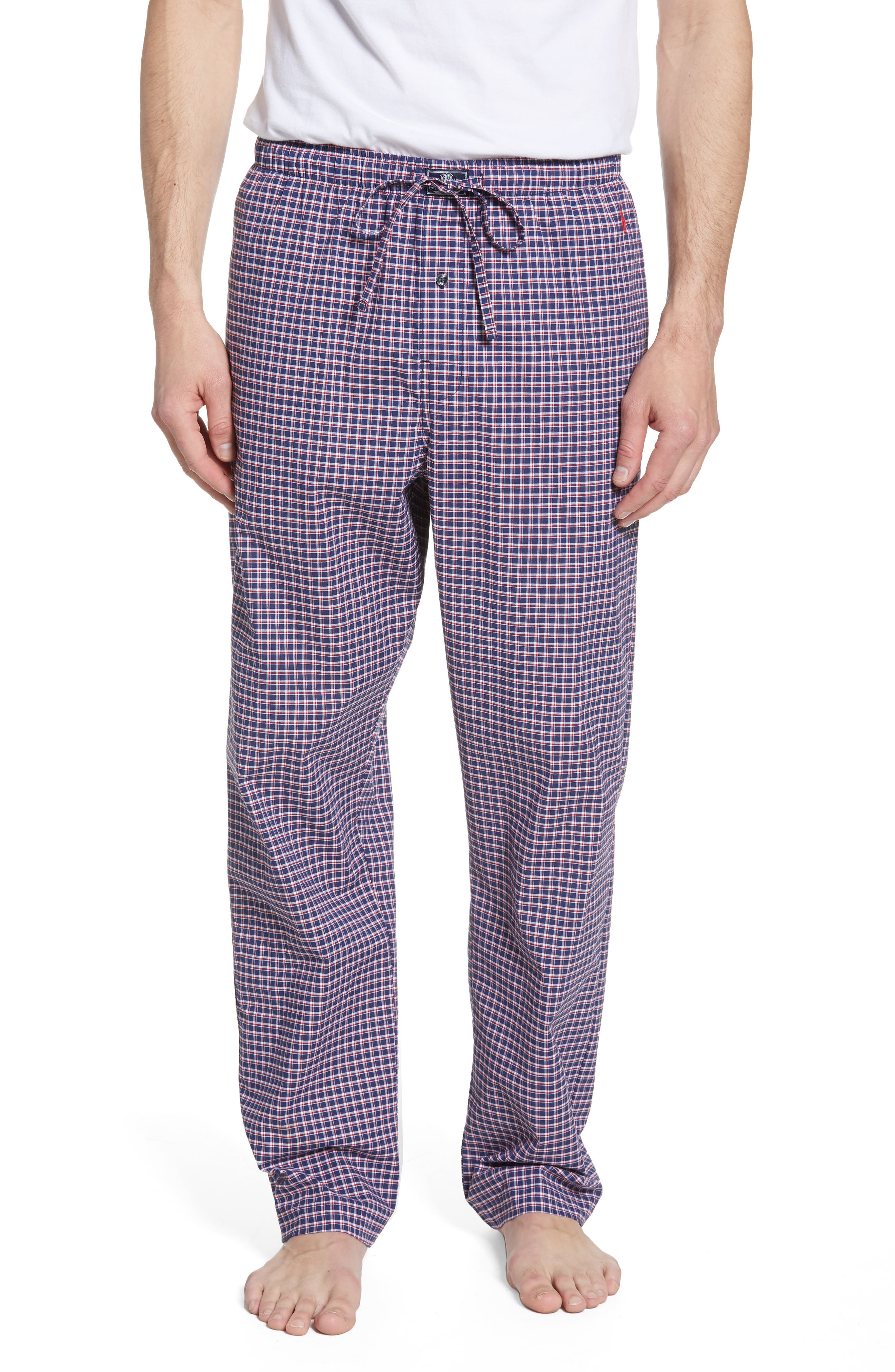 Polo Ralph Lauren Classic Stretch Cotton Pajama Pants, Red