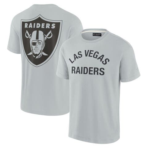 Fanatics Signature Women's Black Las Vegas Raiders Super Soft Short Sleeve  Cropped T-shirt