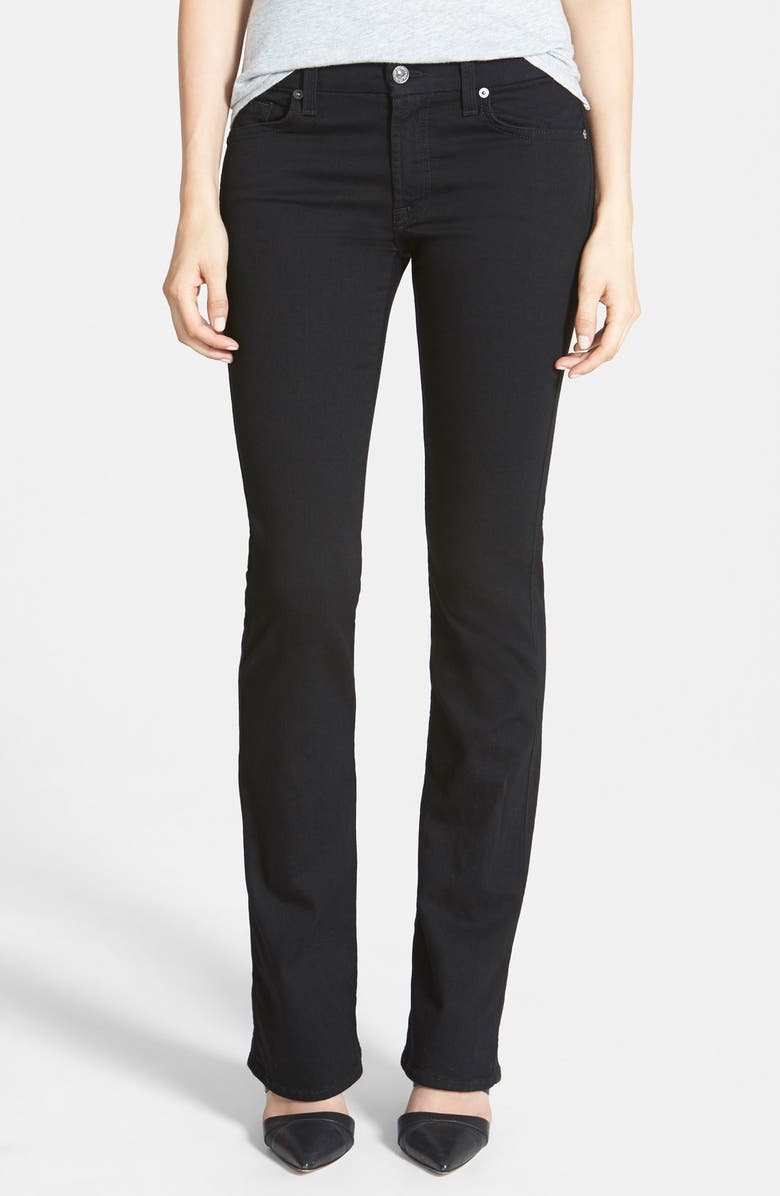 7 For All Mankind® Skinny Bootcut Jeans (Elasticity Black) | Nordstrom