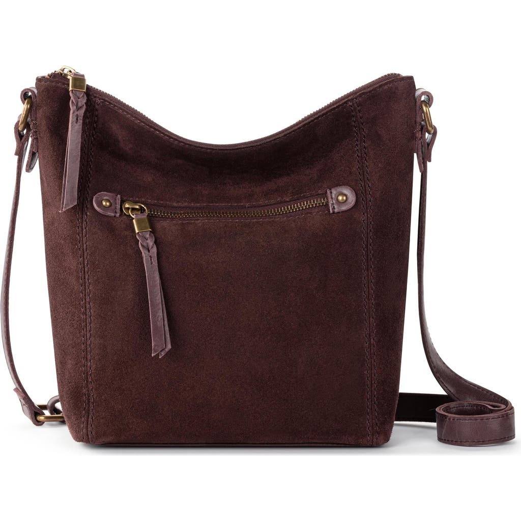The Sak Ashland Crossbody In Mahogany Suede