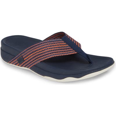 Fitflop Surfer Freshweave Flip Flop, Orange