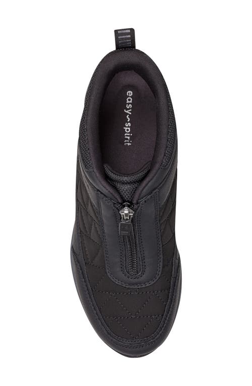 Shop Easy Spirit Erling Water Resistant Zip Sneaker In Black