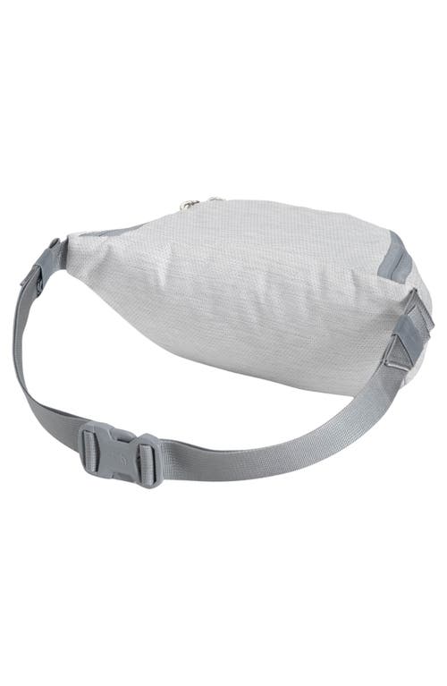 Shop The North Face Jester Lumbar Pack Belt Bag In White Metallic M Lange/grey