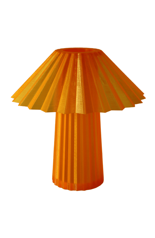 Sofiest Designs Umbrella Table Lamp In Transparent Orange