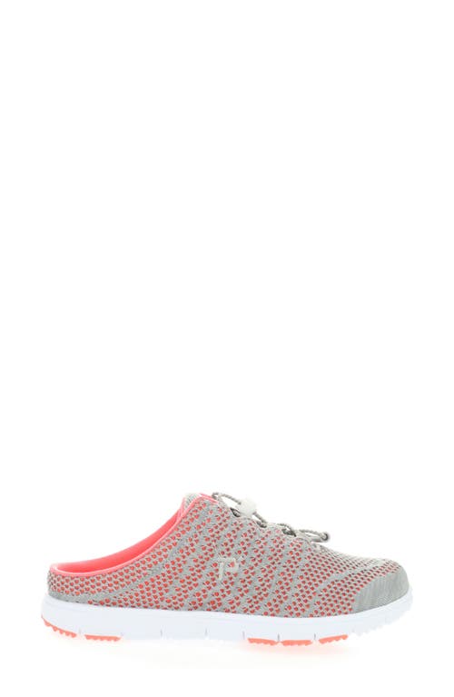 Propét Travelwalker Slip-on Sneaker In Coral/grey