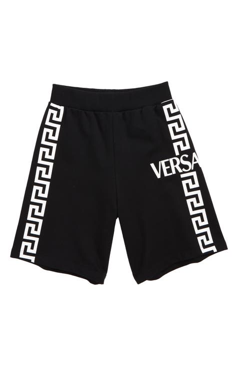 Barocco Shorts in Black - Versace Kids