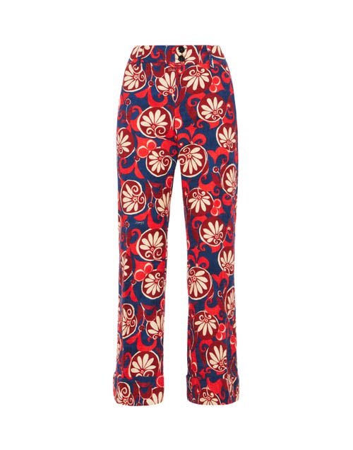 Shop La Doublej Hendrix Pants Moonflower Navy