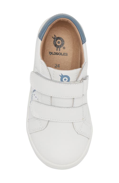 Shop Old Soles Kids' Splash Sneaker In Snow/indigo/indigo Sole