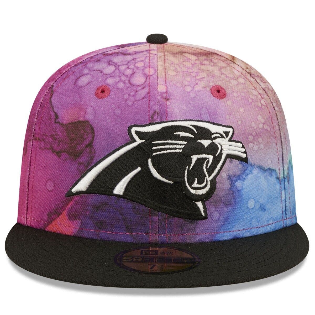 pink carolina panthers hat