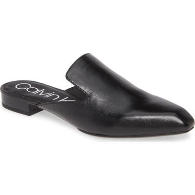 Calvin Klein Moise Margaret Mule, Black