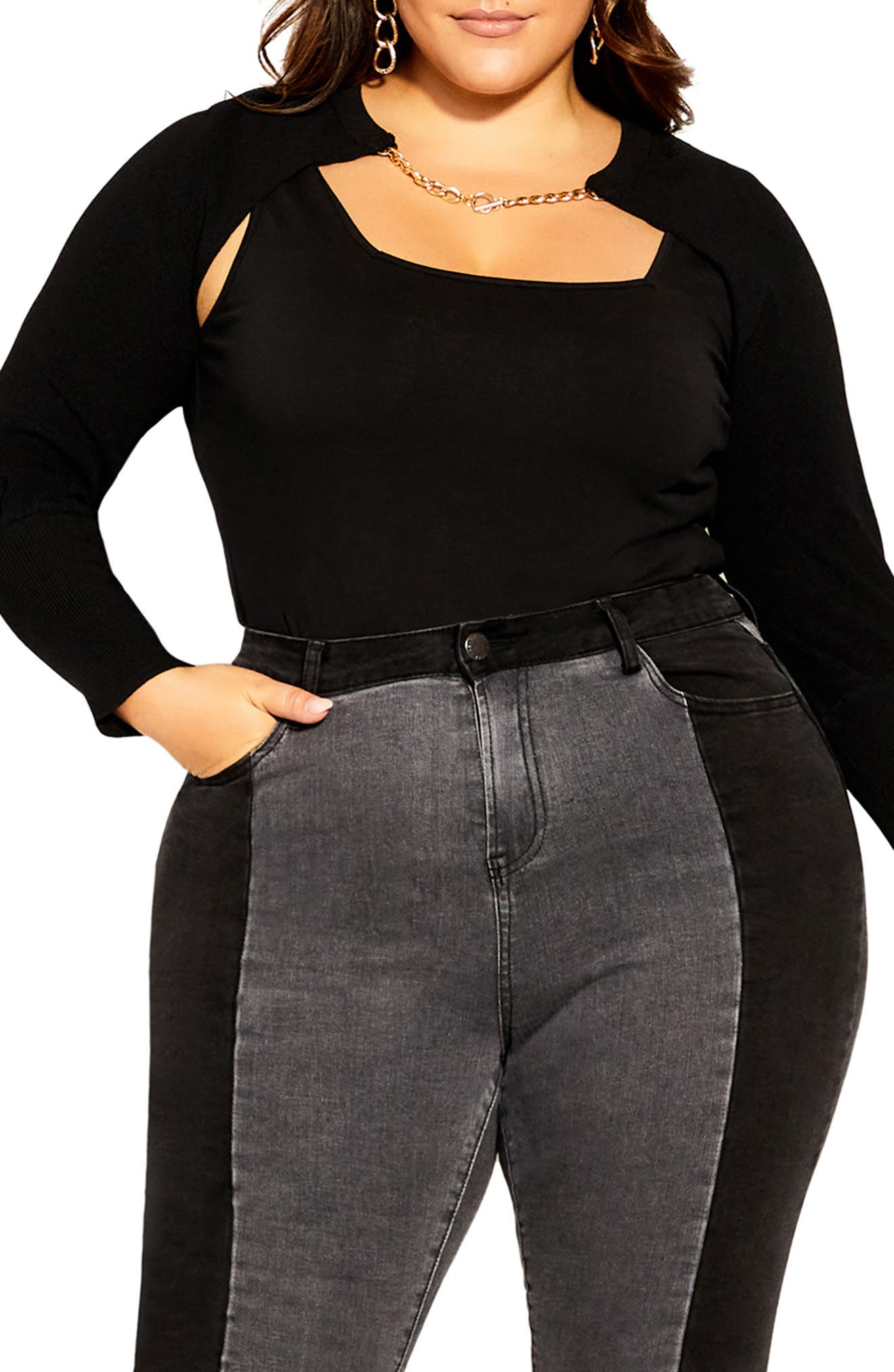 City Chic Amelia Shrug Cardigan | Nordstrom