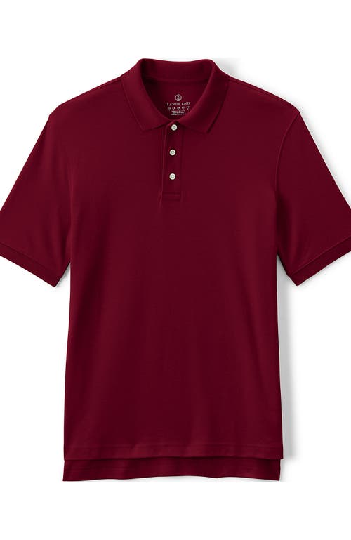 LANDS' END LANDS' END SCHOOL UNIFORM  LONG SLEEVE INTERLOCK POLO SHIRT 