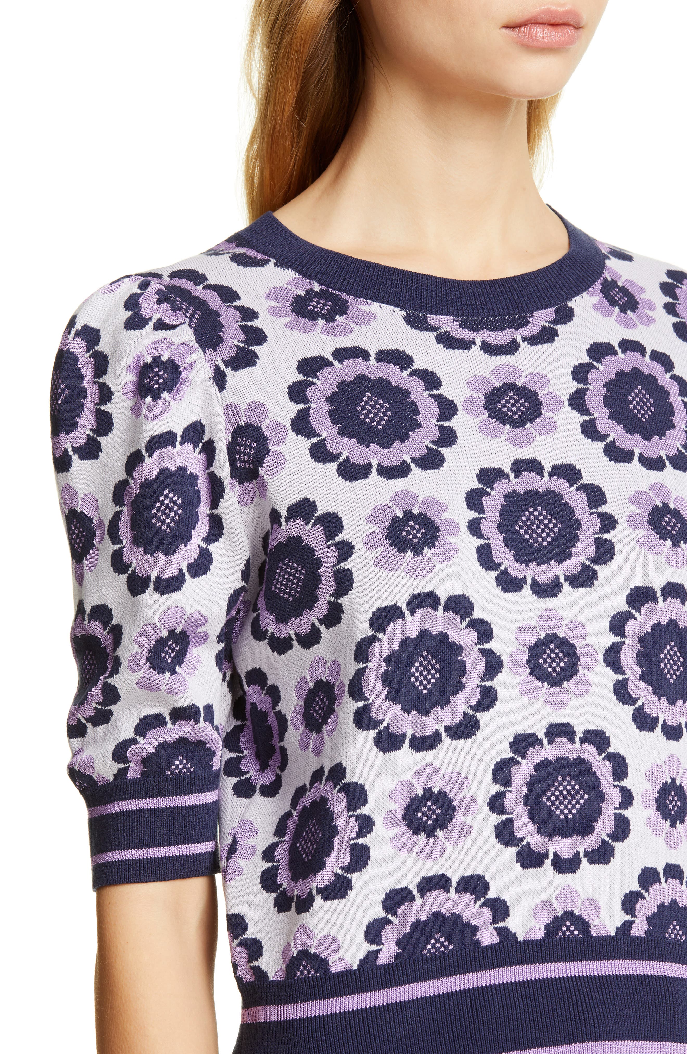 kate spade geo floral sweater