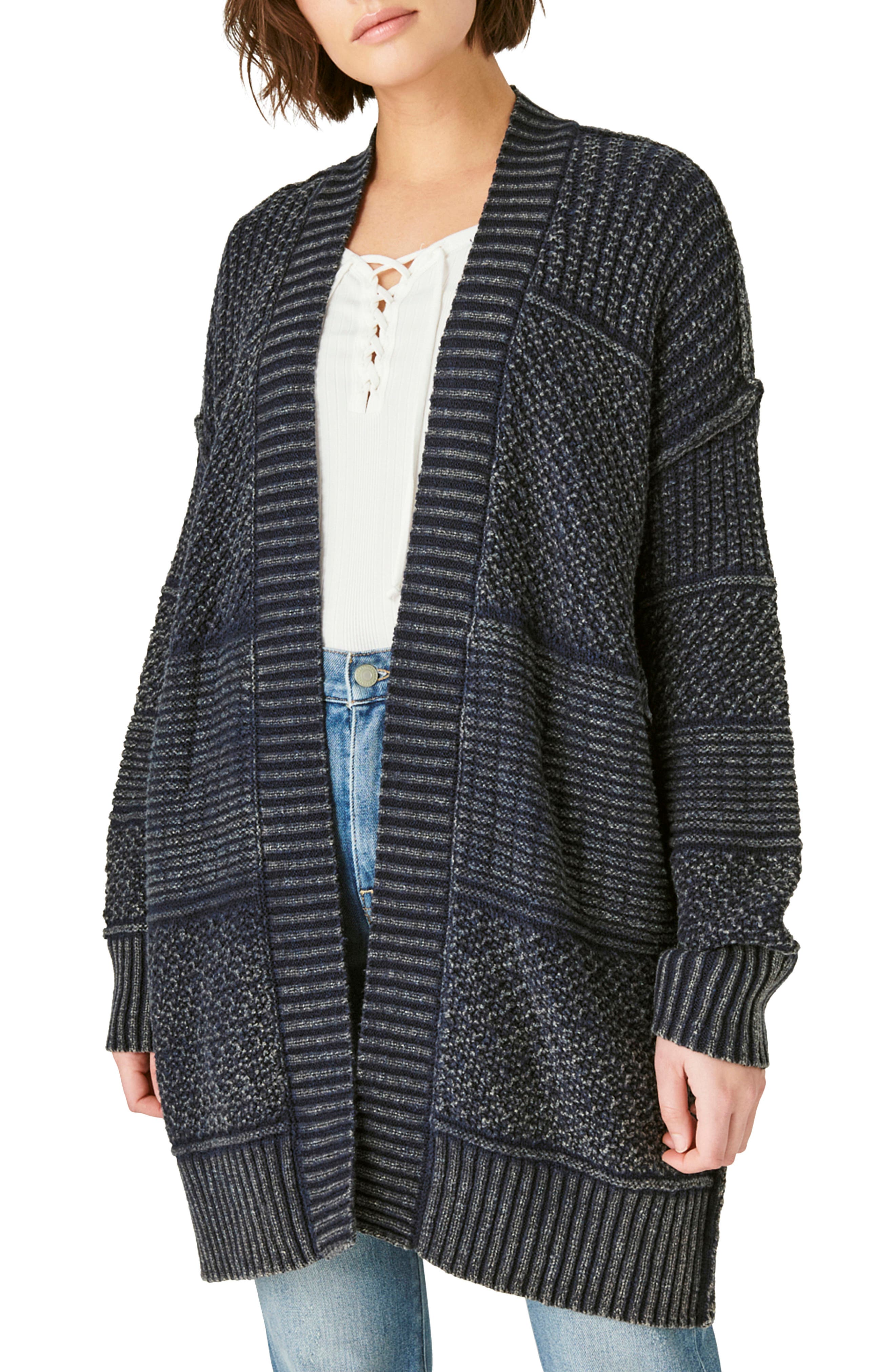 lucky brand sweater coat