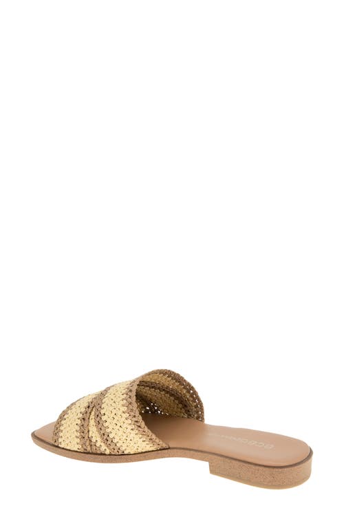 Bcbgeneration Lileen Slide Sandal In Tan/natural