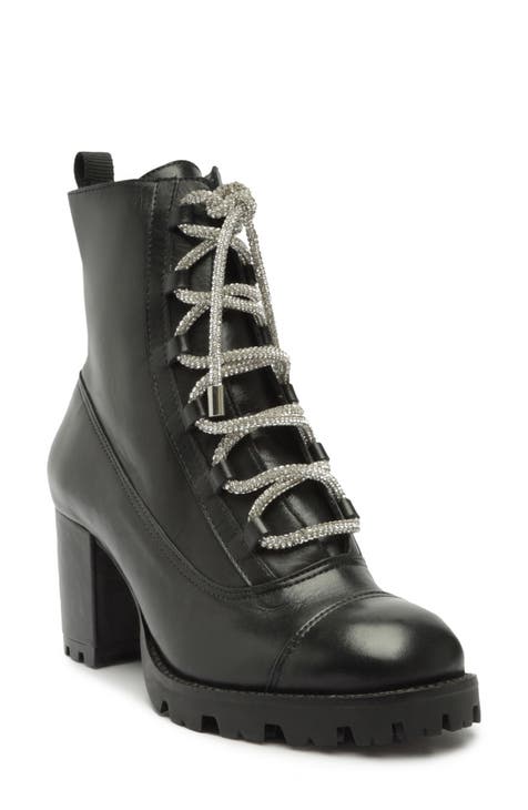 Kaile Mid Glam Lace-Up Bootie (Women)