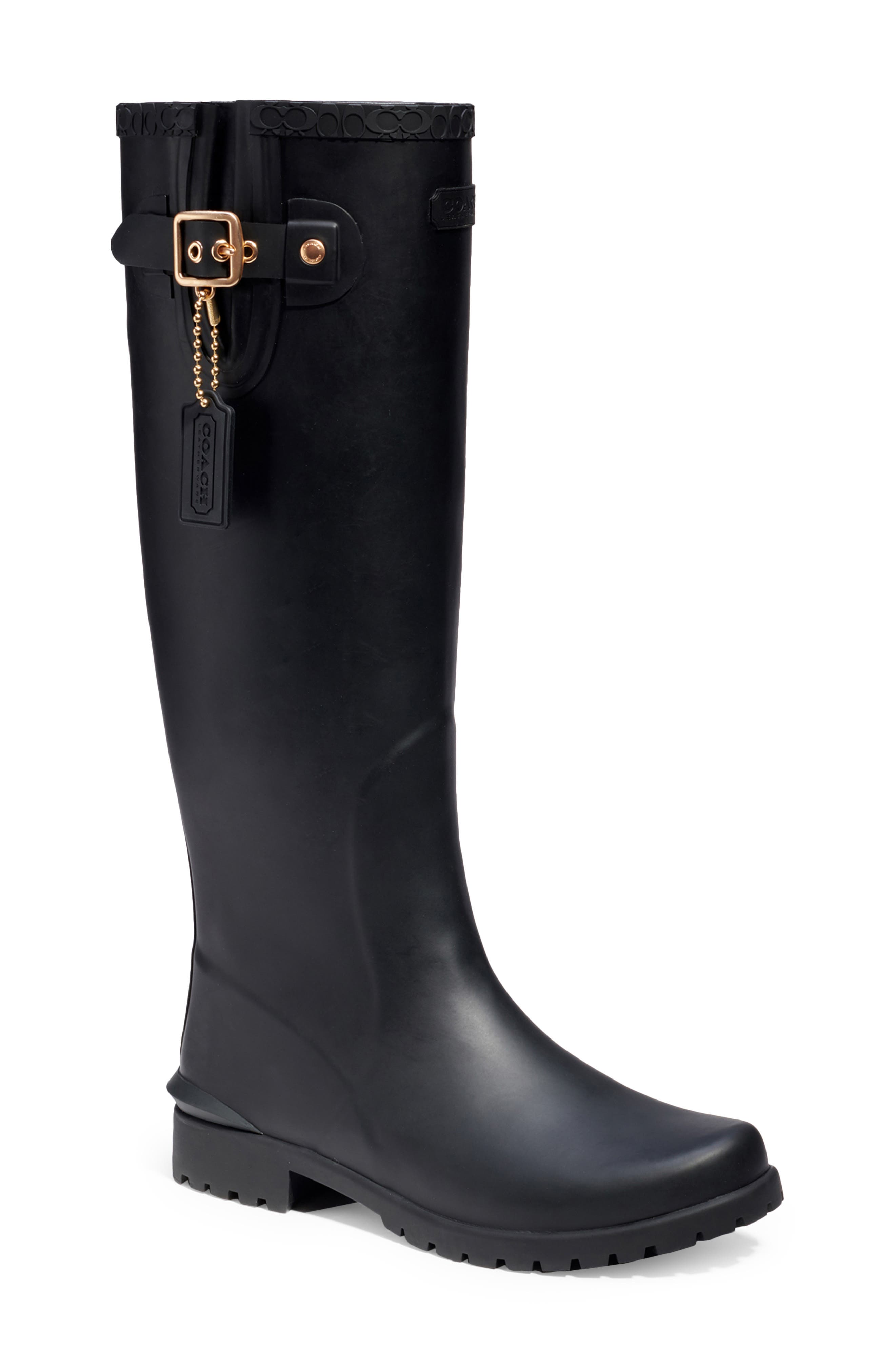 coach womens knee high boots