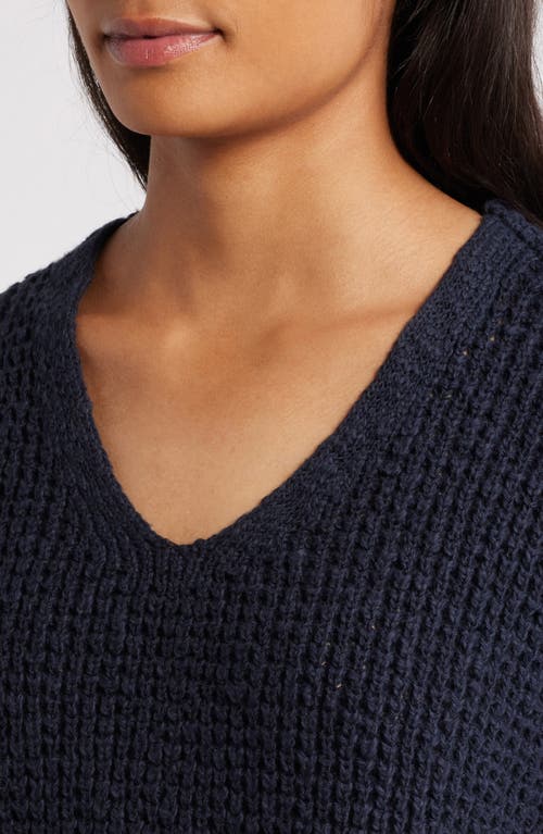 Shop Eileen Fisher Organic Cotton Sweater In Nocturne