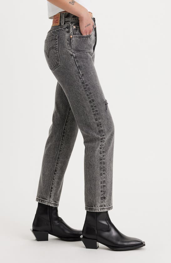 Shop Levi's® 501® High Waist Crop Straight Leg Jeans In Sophisticated Lady