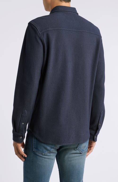 Rails Men's Vincent Birdseye Sport Shirt In Dark Navy