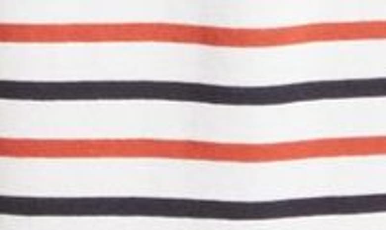 Shop Caslon Easy Tie Waist Maxi Dress In White- Rust Spice Jones Stripe