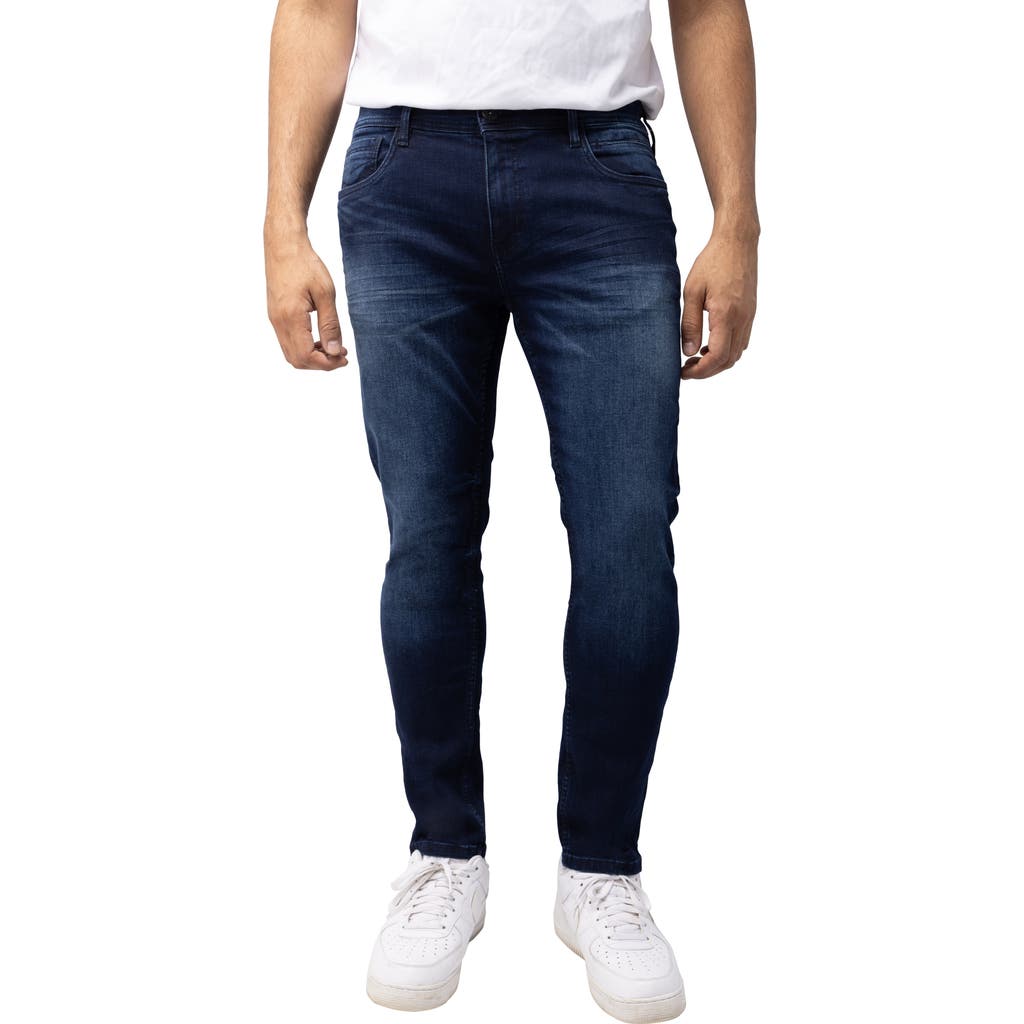 Shop X-ray Xray Cultura Slim Fit Jeans<br> In Dark Blue