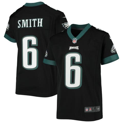 Nike Eagles 6 DeVonta Smith Black Gold Vapor Limited Men Jersey