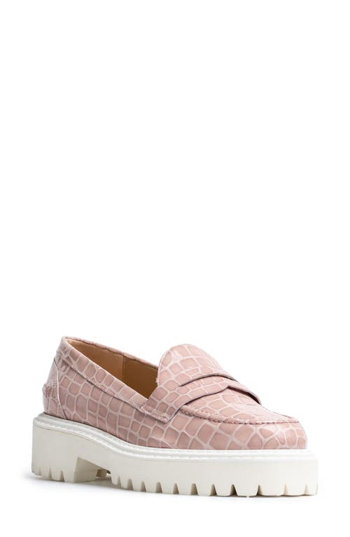 Jon Josef Platform Penny Loafer in Makeup Cartago