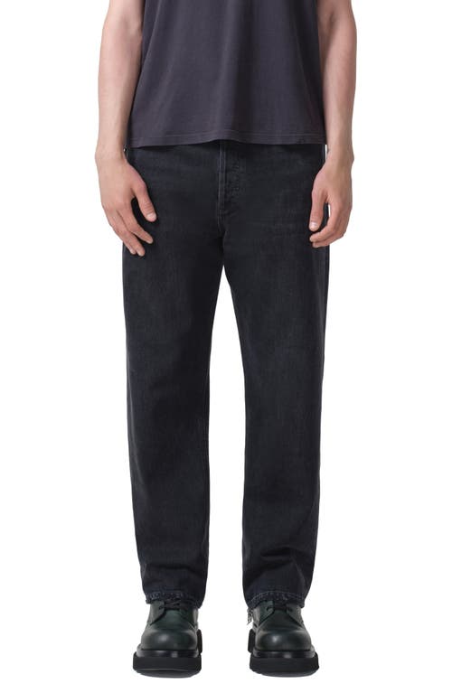 AGOLDE '90s Organic Cotton Straight Leg Jeans Tar at Nordstrom,