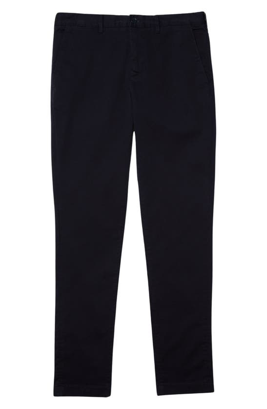 Shop Lacoste Slim Fit Stretch Cotton Chinos In Hde Abysm