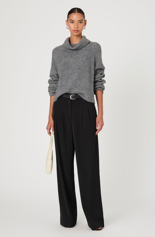French Connection Mersai Cowl Neck Sweater In Grey
