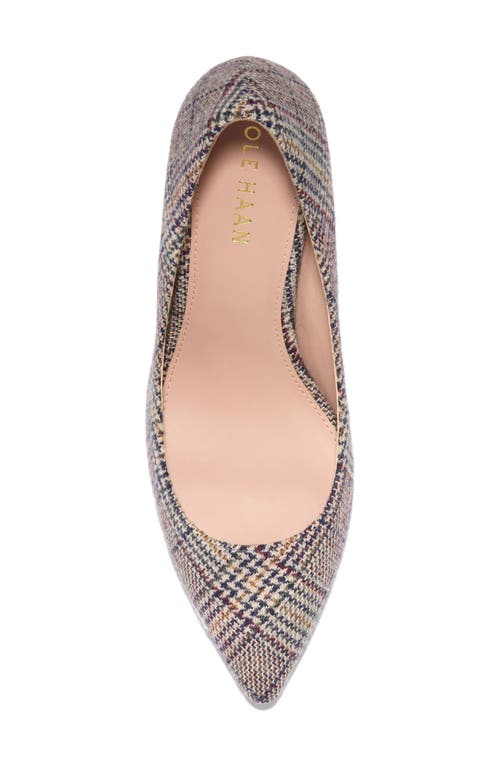 Cole Haan Mylah Pump In Grey Multi Plaid