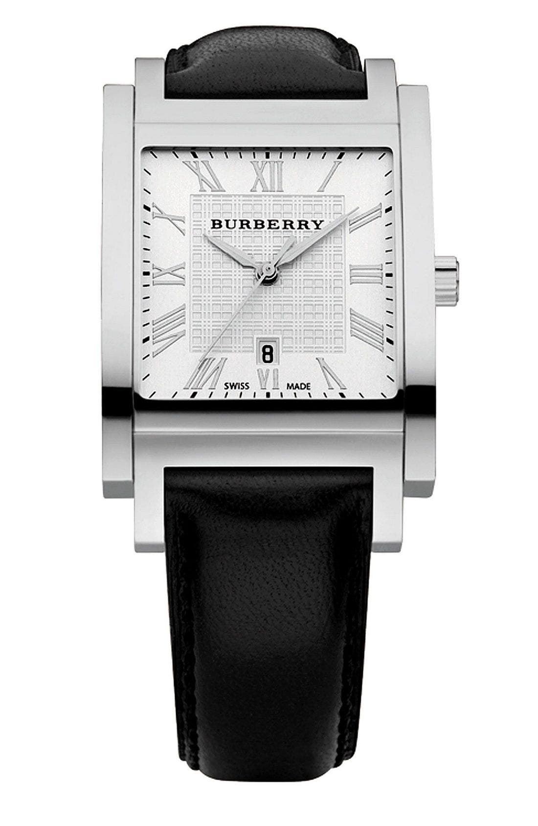 burberry watch square face