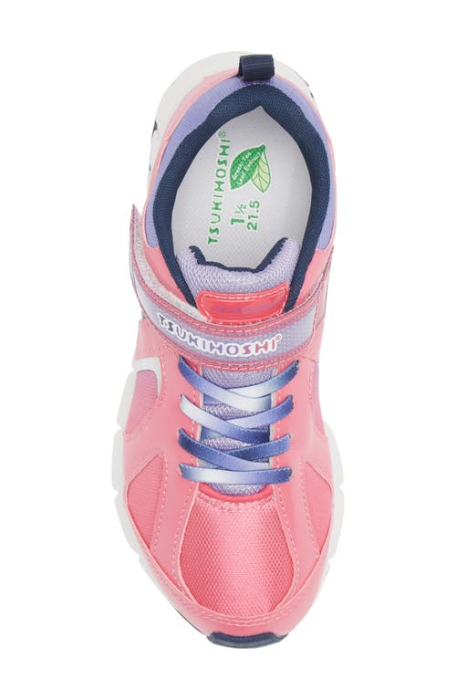 Tsukihoshi Rainbow Sneaker In Fuchsia/purple
