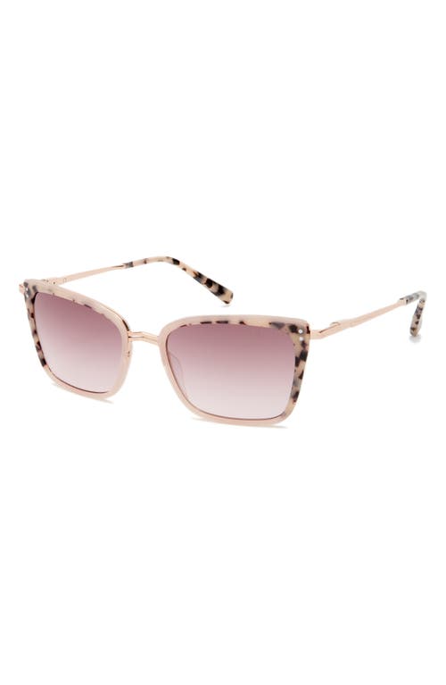 Ted Baker London 56mm Square Sunglasses In Blush