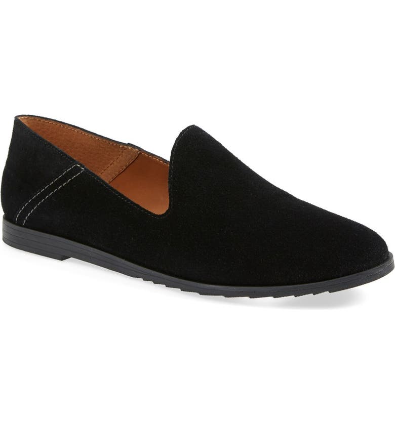 FRANCO SARTO 'Freeze' Smoking Slipper Flat, Main, color, BLACK