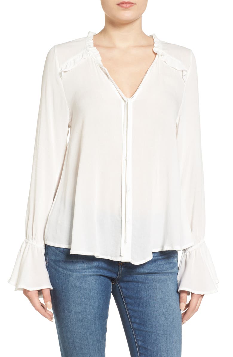 Band of Gypsies Romantic Ruffle Blouse | Nordstrom