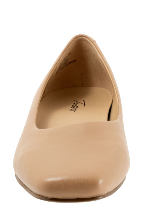 Shop Trotters Honor Flat In Beige