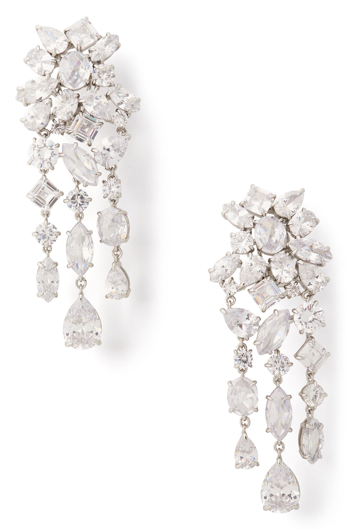 Kate Spade New York crystal statement drop earrings